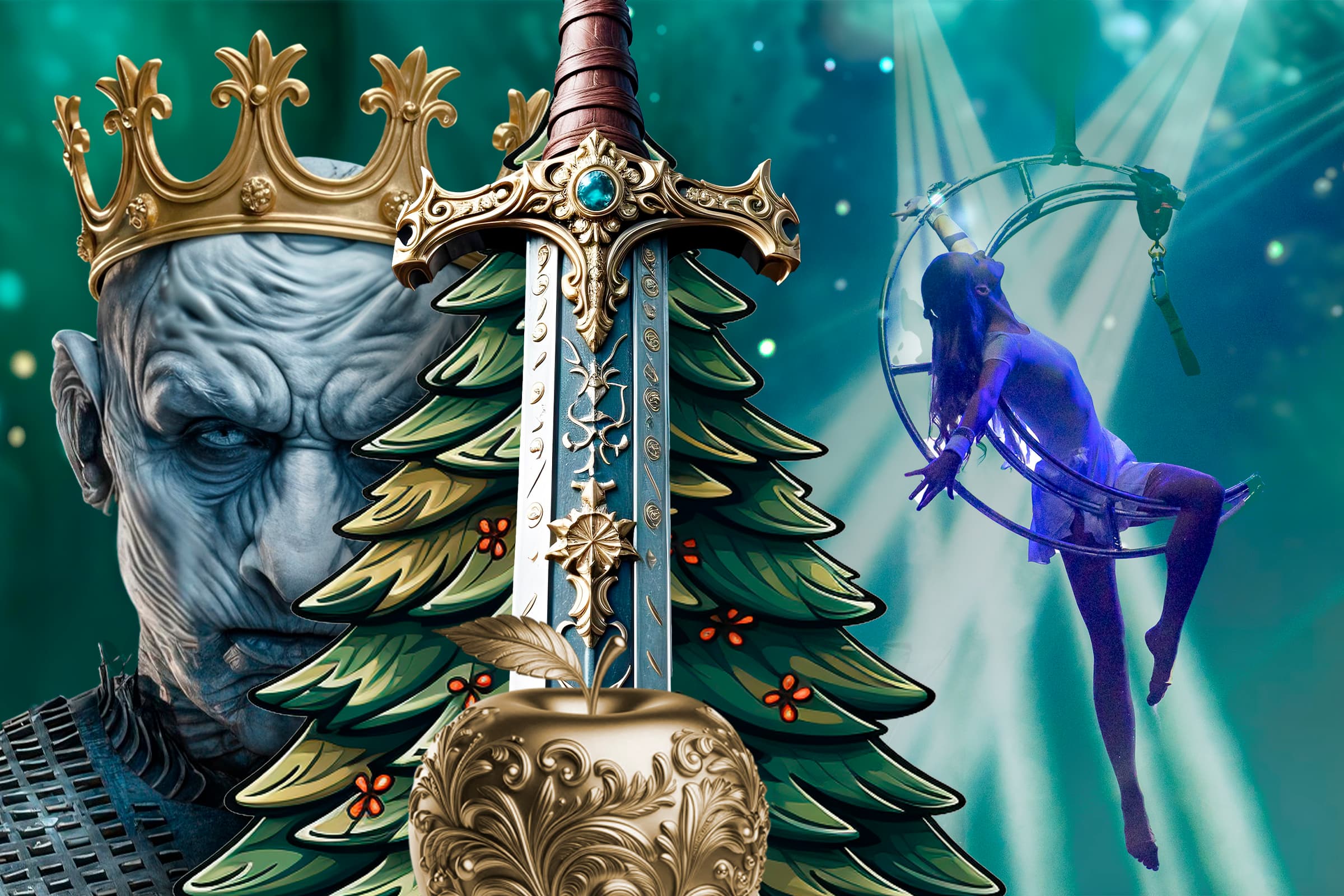 Новогоднее шоу на воде "Кощеево царство"